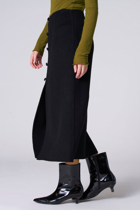 Jupe 3/4 Black denim - Astrid Black Label