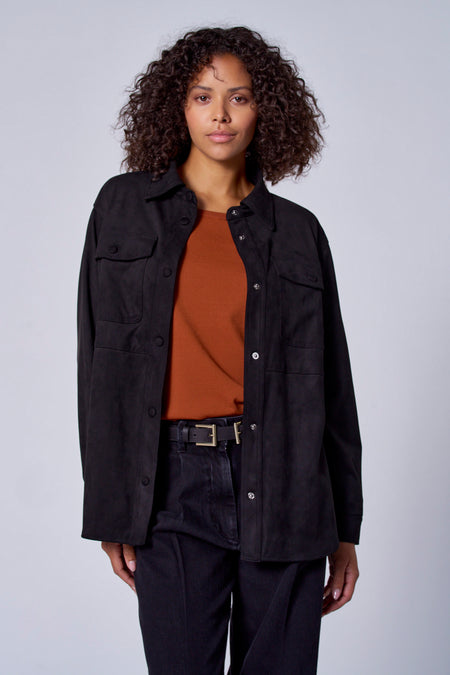 Veste en cuir Black denim - Astrid Black Label