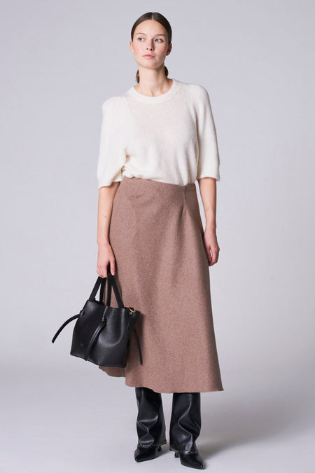 Jupe longue Taupe - Astrid Black Label