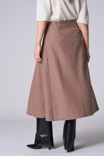 Lange rok - taupe - Astrid Black Label