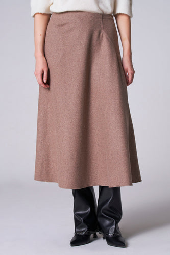 Lange rok - taupe