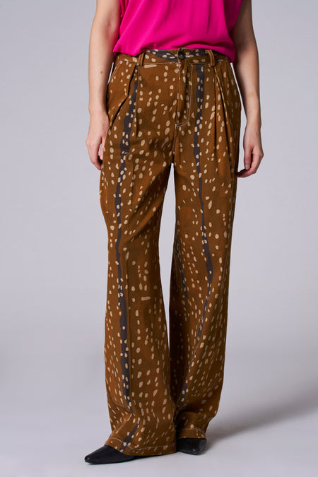 Pantalon coloré Orange - Astrid Black Label