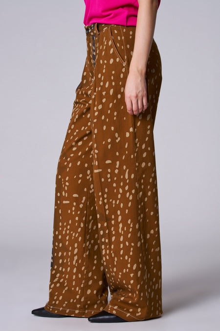 Pantalon coloré Orange - Astrid Black Label