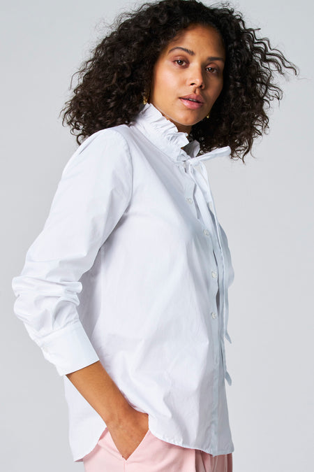 Blouse met lange mouwen - wit