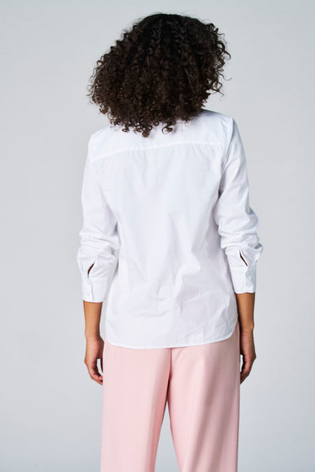 Blouse met lange mouwen - wit