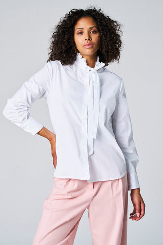 Blouse met lange mouwen - wit