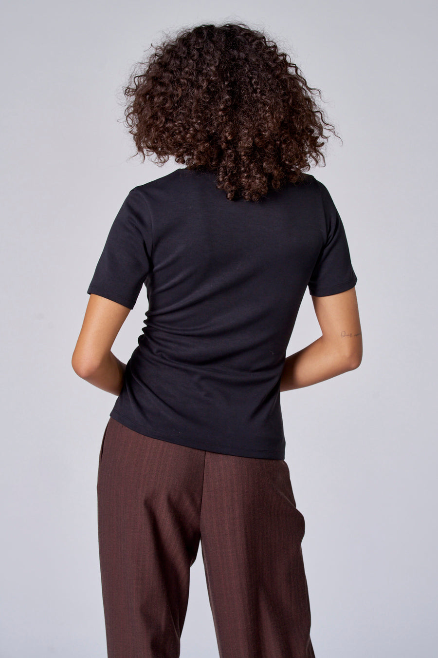 T-shirt met korte mouwen - Zwart - Astrid Black Label