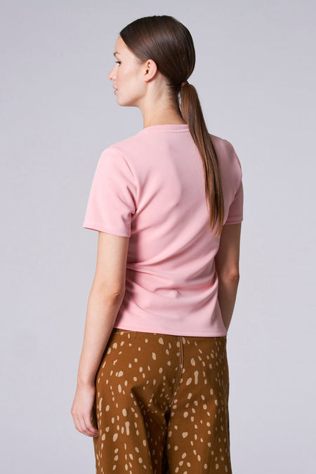 T-shirt met korte mouwen - roze
