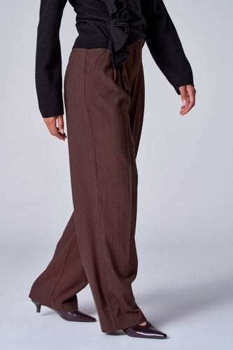 Kostuumbroek - bruin - Astrid Black Label