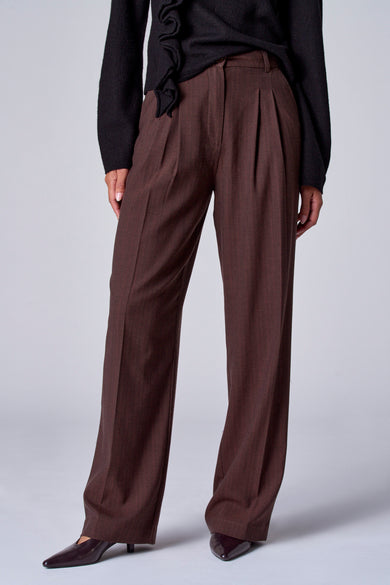 Pantalon de costume - brun