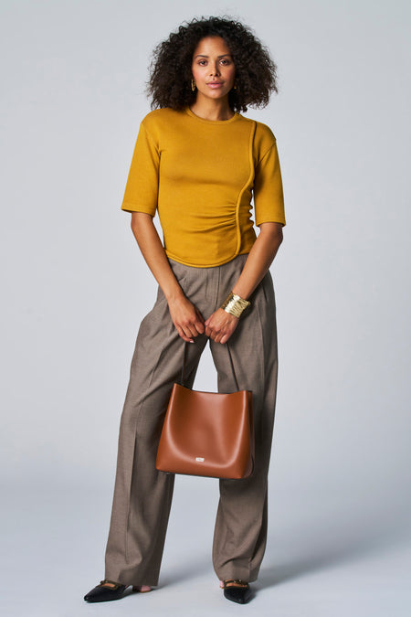 Pantalon coloré Taupe - Astrid Black Label