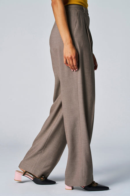 Pantalon coloré Taupe - Astrid Black Label