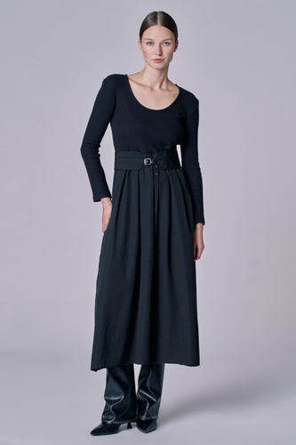 Kleedje met lange mouwen - Zwart - Astrid Black Label