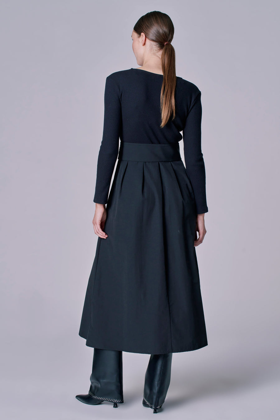 Kleedje met lange mouwen - Zwart - Astrid Black Label