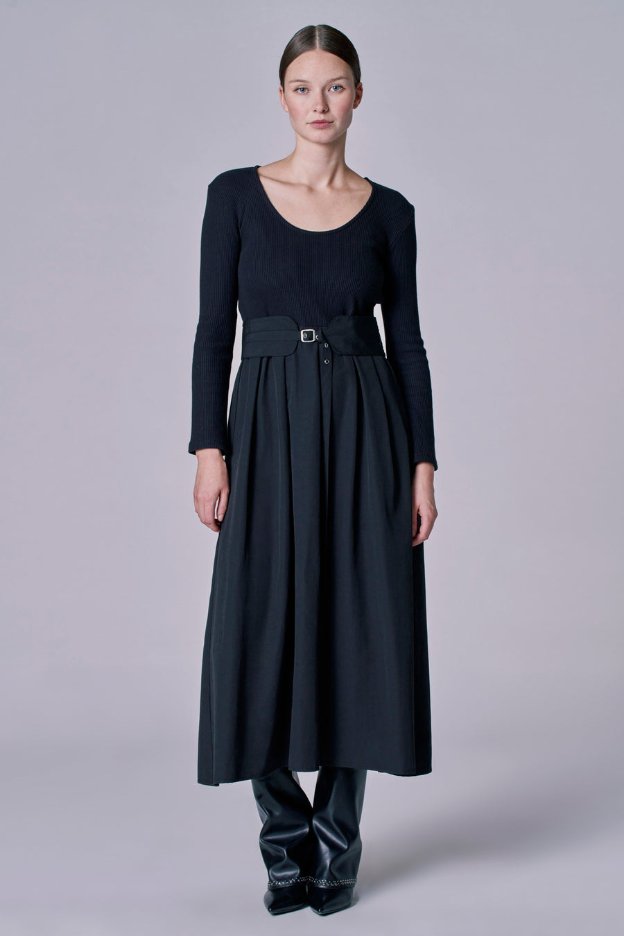 Kleedje met lange mouwen - Zwart - Astrid Black Label