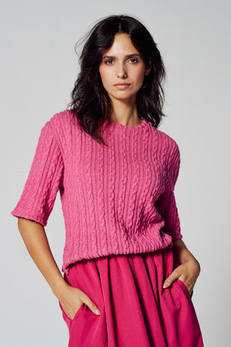 Robe à manches courtes - rose - Astrid Black Label - 5