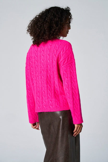 Trui met ronde hals Roze - Astrid Black Label