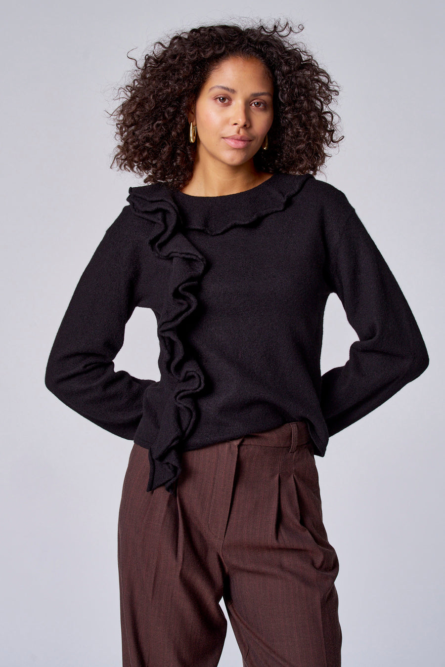 Pull met rolkraag - Zwart - Astrid Black Label