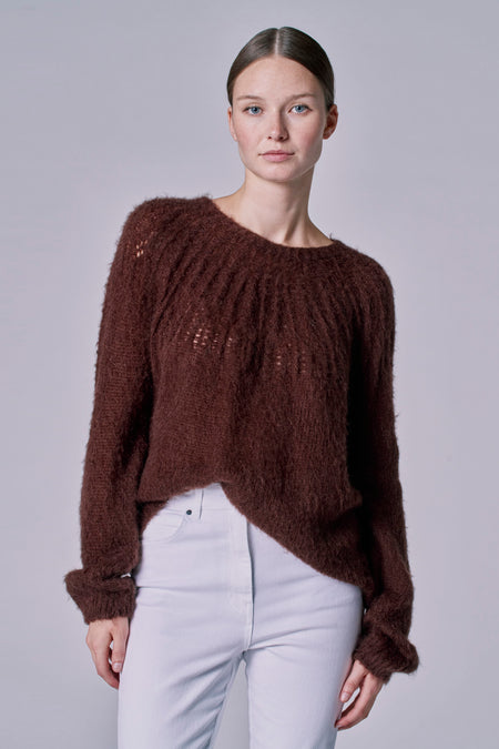 Pull col O Brun - Astrid Black Label