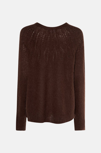 Pull met ronde hals - bruin - Astrid Black Label - 8