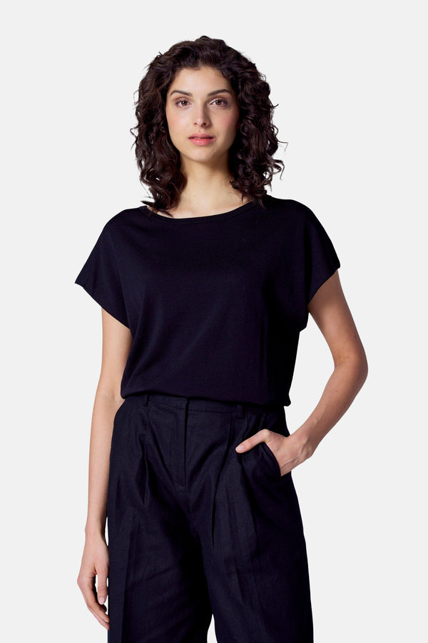 Pull col O Noir - Astrid Black Label