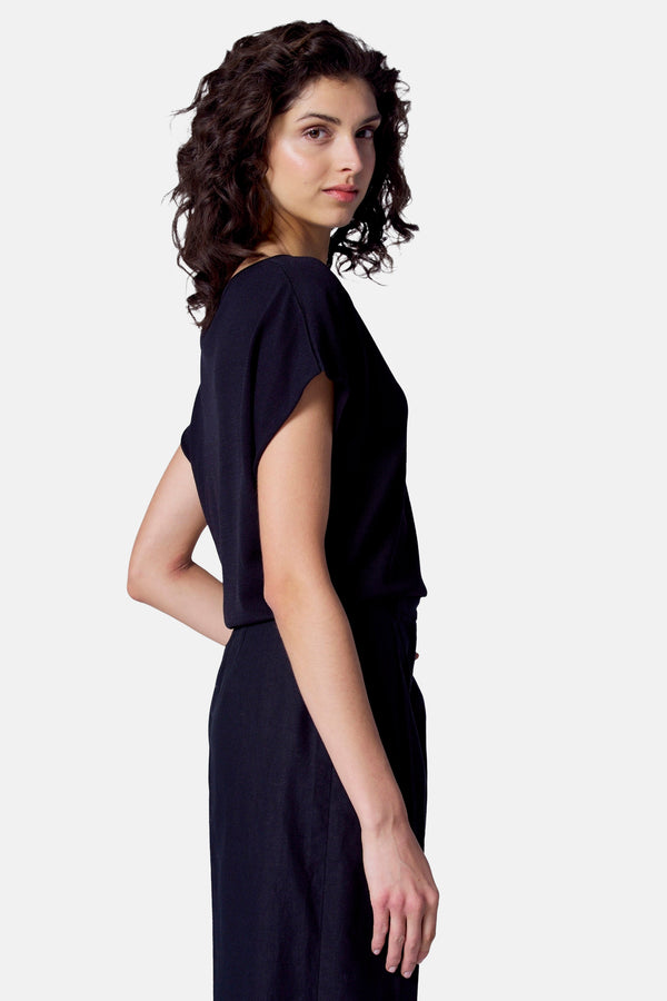 Pull col O Noir - Astrid Black Label