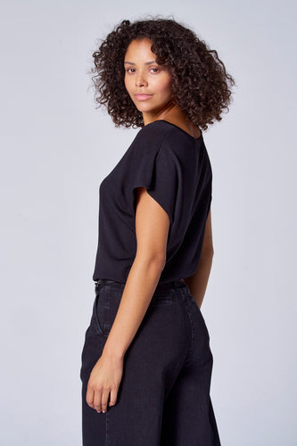 Pull met ronde hals - Zwart - Astrid Black Label