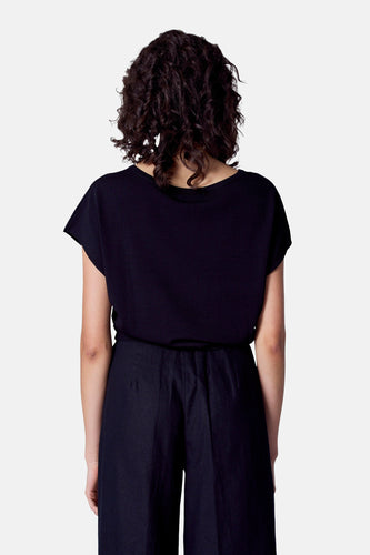 Pull met ronde hals - Zwart - Astrid Black Label