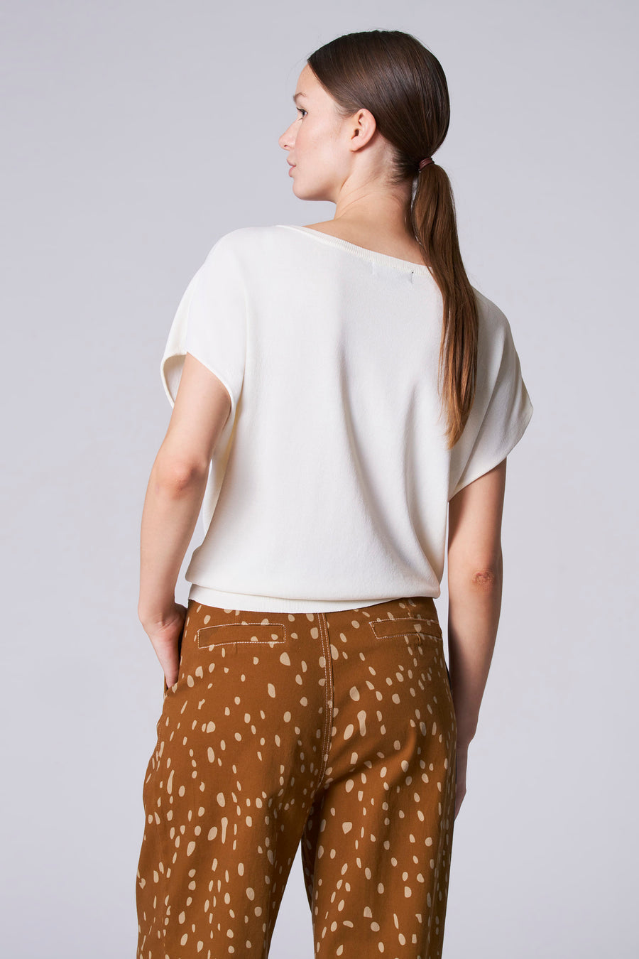 Pull à col rond - écru - Astrid Black Label - 3