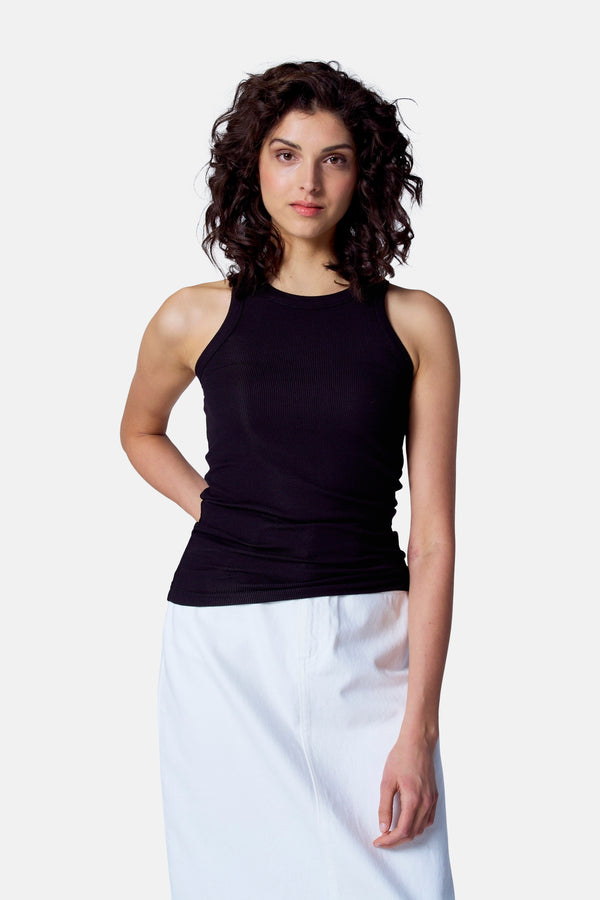 Tanktop Black denim - Astrid Black Label