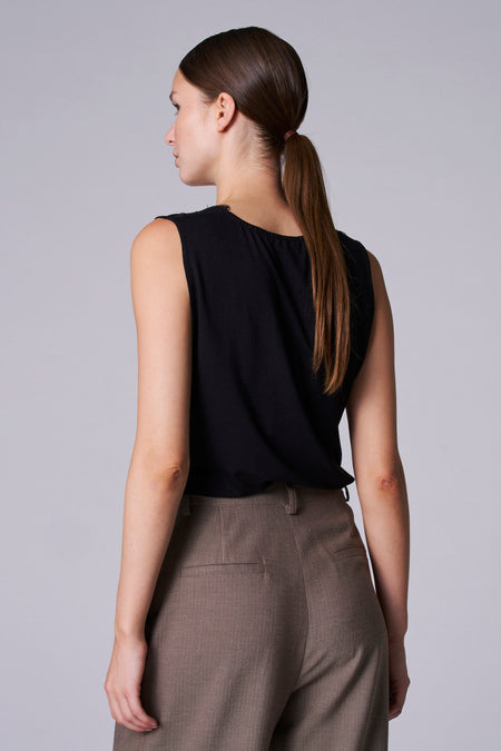 Tanktop Black denim - Astrid Black Label