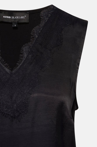 Singlet - Zwart - Astrid Black Label
