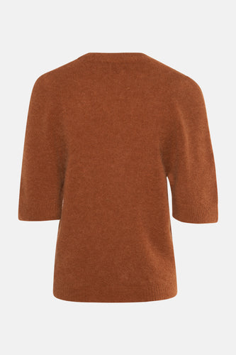 Pull met ronde hals - Bruin - Astrid Black Label