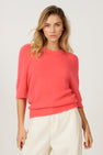 Pull met ronde hals - roze
