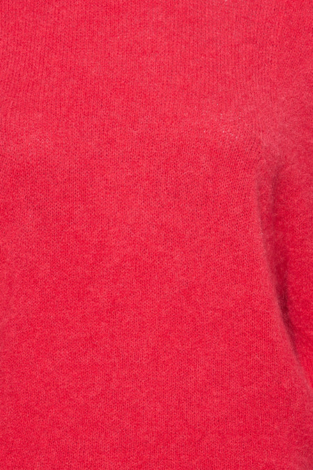 Pull met ronde hals - roze