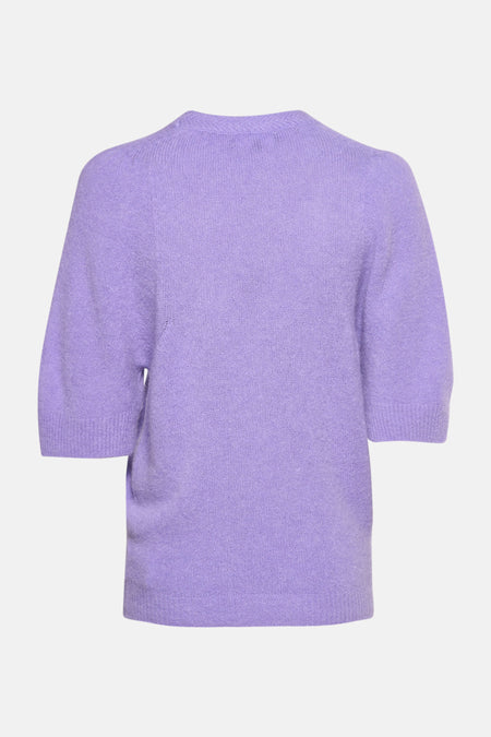 Pull met ronde hals - paars