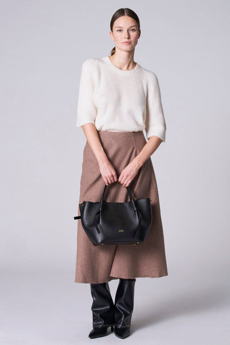 Trui met ronde hals Wit - Astrid Black Label