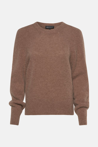 Pull met ronde hals - taupe - Astrid Black Label