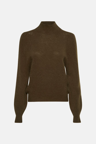 Pull met rolkraag - Kaki - Astrid Black Label