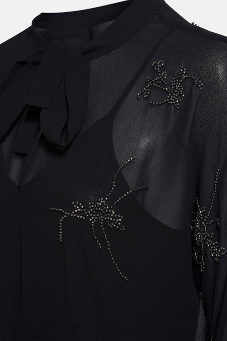 Kleedjes (lange mouwen) zwart - Astrid Black Label