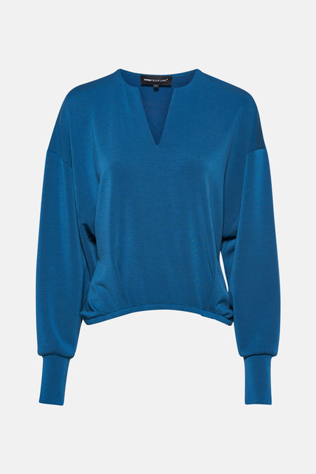 Trui met V-hals blauw - Astrid Black Label