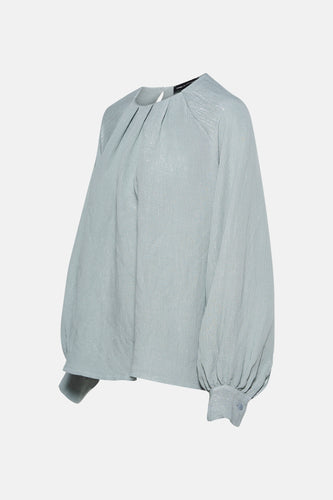 Blouse met lange mouwen - blauw - Astrid Black Label - 4