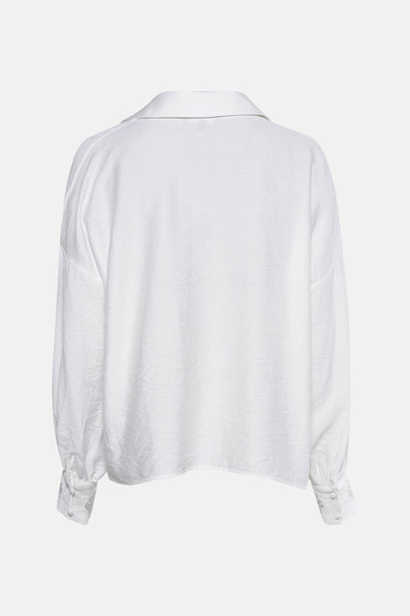 Chemise à manches longues - blanc