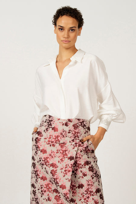 Hemd met lange mouwen - wit