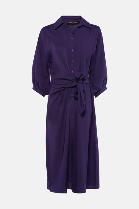 Kleedje met korte mouwen - paars