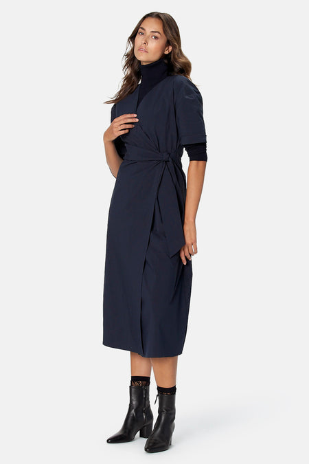 Robe à manches courtes - bleu