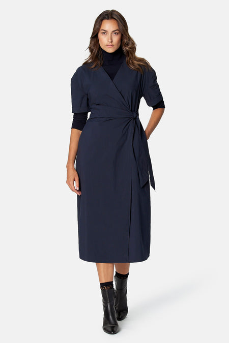 Robe à manches courtes - bleu