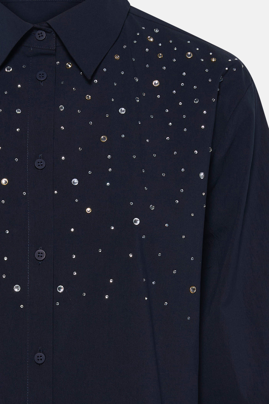 Blouse met 3/4 mouw - blauw