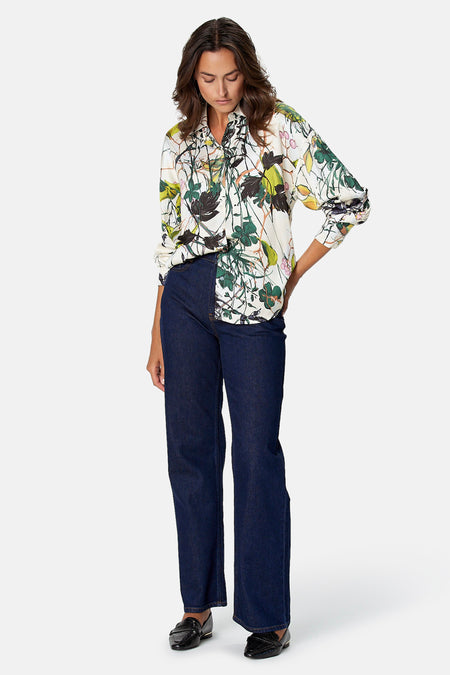 Blouse met lange mouwen - multicolor