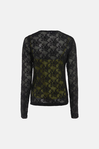 Blouse met lange mouwen - zwart